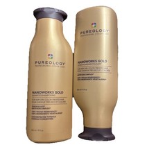 PUREOLOGY NANOWRKS® GOLD Shampoo & Conditioner 9 oz Duo Set New! Dry Color Hair!