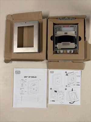 2N IP Solo Surface mount with Camera, Black