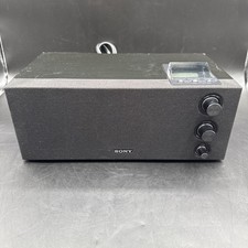 Sony ICF-M1000 AM/FM- PLL Synthesized Digital Black Radio Tested Working