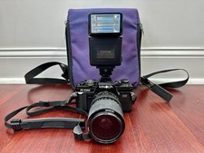 Minolta X-700 35mm Film SLR Camera Kit with 28-85mm Minolta lens W/ Extras