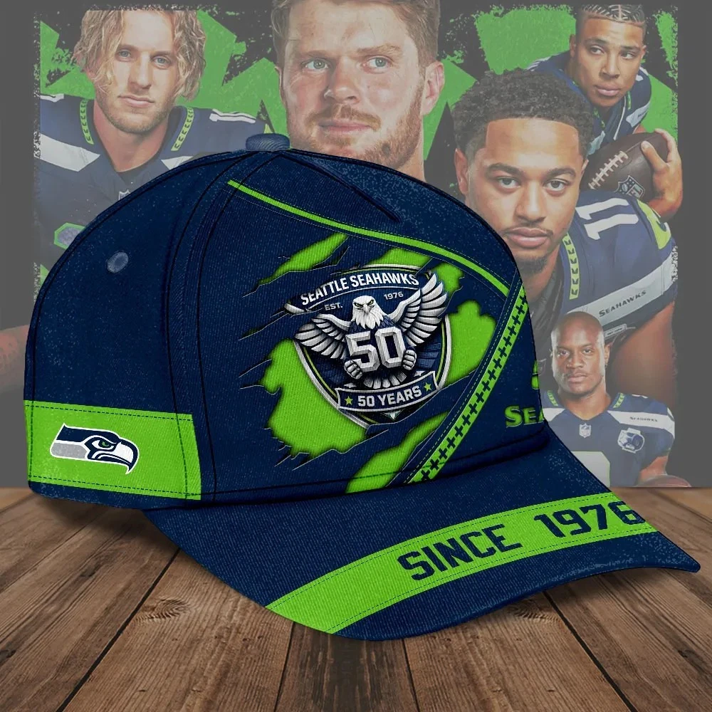 Seahawks 50th Anniversary Classic Baseball Cap