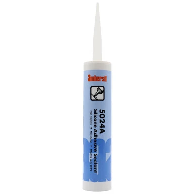 Ambersil 5024A Silicone Adhesive Sealant Black 310ml