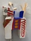 Vintage Japanese Milaru Kona Wooden Horse Figurine W/ Straw Mane & Tail 6” Tall — photo 8