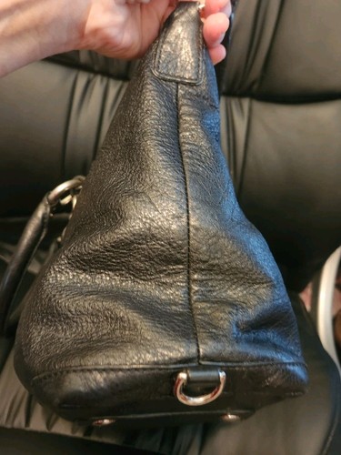 Coach Ashley Black Leather Satchel Shoulder Bag F15445 & Matching Wallet Set - Picture 12 of 17