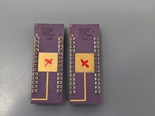  2 Mostek 38P70 F8 DEV Microcontrollers Piggyback EPROM Slot  BAD AS IS 