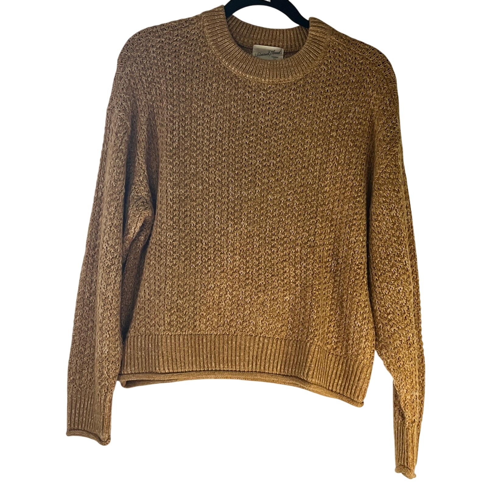 Universal Thread Copper Brown Crew Neck Chunky Kn… - image 1