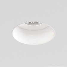 ASTRO TRIMLESS SLIMLINE ROUND FIXED FIRE RATED IP65 PLASTER IN DOWNLIGHT GU10