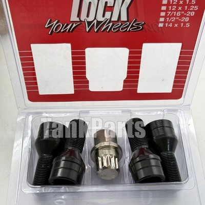 New For BMW Mini Wheel Lock Internal Spline Lug Bolt Set M14x1.25 36136776076