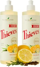 Young Living Thieves Essential Oil Infused Dish Soap 12oz Citrus Scent Dispenser