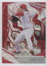 2019 Panini Chronicles Phoenix Ruby Wave Prizm 166/199 Aaron Nola #13 0q3