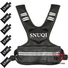 Adjustable Weighted Vest for Men and Women 4-10lbs/9-18lbs/20 9-18 lb. black