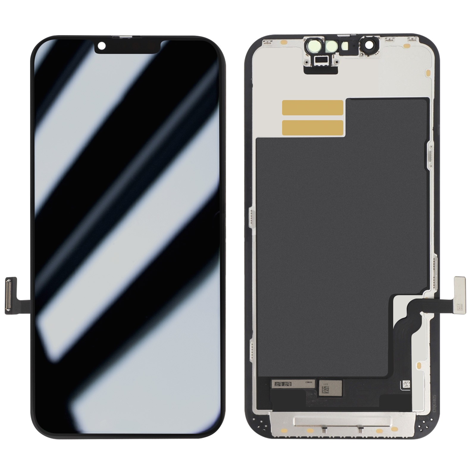 Écran pour iPhone 13 OLED avec tactile haute sensibilité et châssis noir