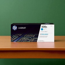 HP 508A Cyan Original LaserJet Toner Cartridge CF361A
