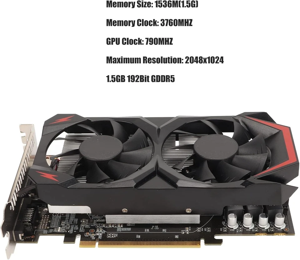 GTX550TI Gaming Graphics Card 1.5GB 192bit GDDR5 - Image 2 of 4