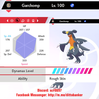 SV Jolly Garchomp, Trace Max Speed Timid Gardevoir (minutes to