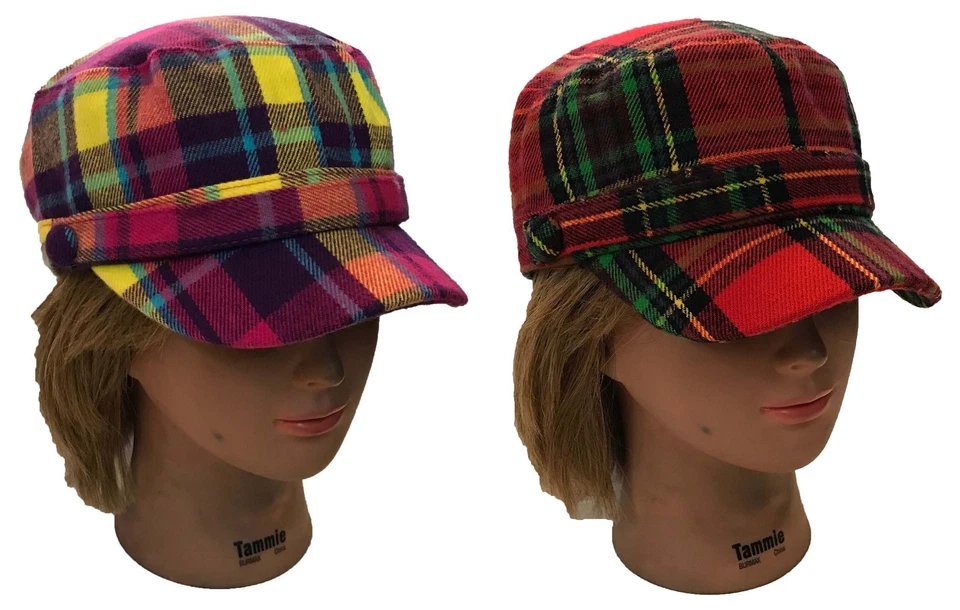 Boné chapéu castro moda militar feminino cadete exército  - Imagem 3 de 4