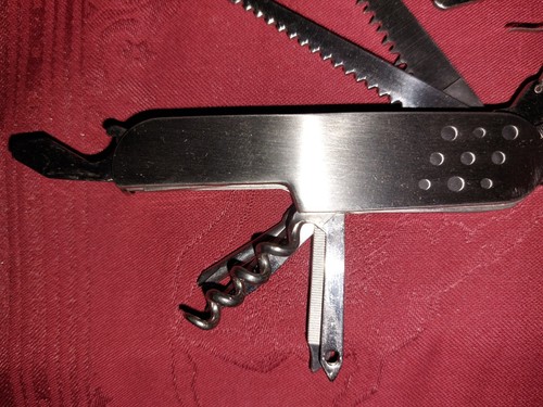MAMMUT Silver Taschenmesser Edelstahl ROSTFREI MOD.NR. 1807 SERIEN-NR NEU & OVP - Bild 3 von 7