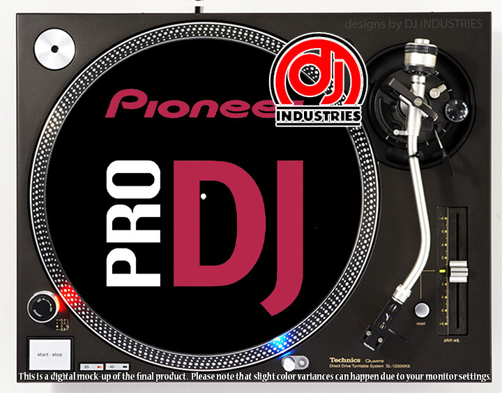 Pioneer Pro DJ - DJ slipmat for LP turntable record player | eBay