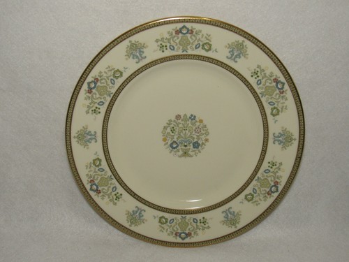Minton Henley Cream Salad Plate (s) - Gold Trim - EUC