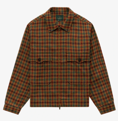 AIME LEON DORE ×WOOLRICHFLANNELOVERSHIRT Aime Leon Dore × Woolrich Woolen Mills ALD Wool Flannel Overshirt
