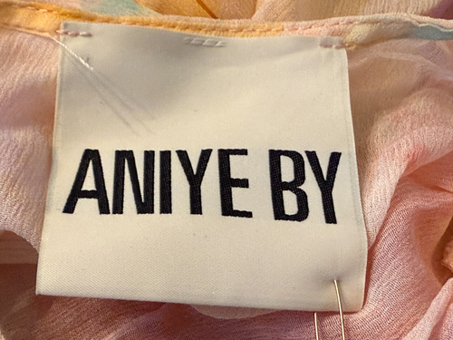 $438 ANIYE BY Abito Lungo Telma Dress with Petticoat/Slip | Light Pink | Large - Picture 9 of 14