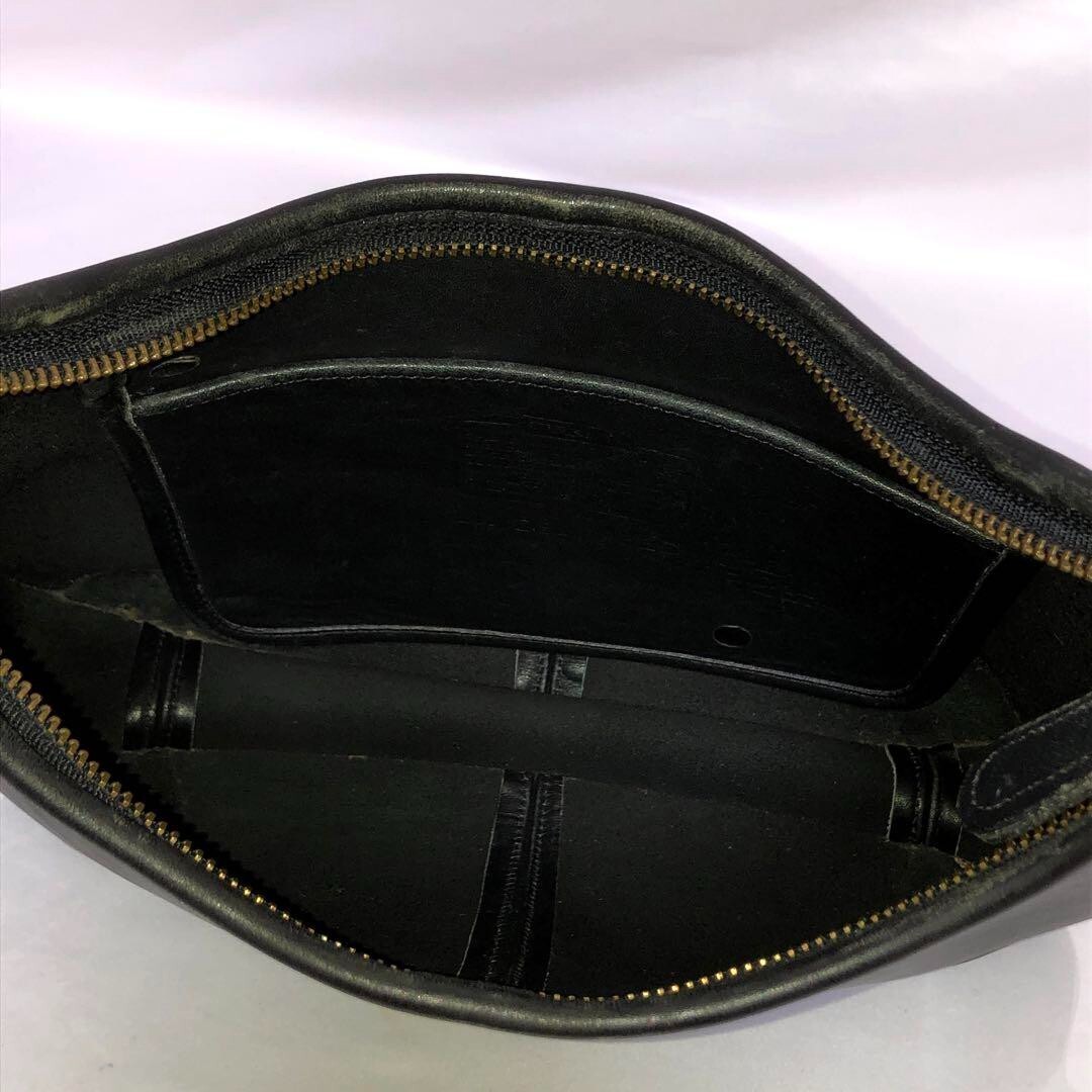 Old Coach 9025 Shoulder Bag Black Vintage Ergo Extremely