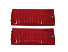 USA-Made! 1968-69 Chevy II & Nova Tail Light Lens Pair NEW Trim Parts! 68 69
