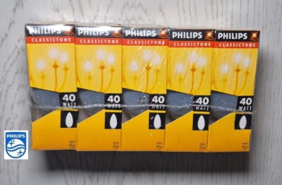 10 x Philips E14 40W matt Classic Glühlampe Glühbirne dimmbar Kein LED SES Kerze