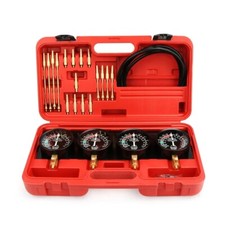 Universal Car Carburetor Vacuum Gauge 4 Cylinder Vacuum Suction Balancing Gauge