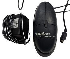 Vintage GyroPoint GyroMouse Pro GP9450-001 PS/2 Mouse w/ Power Adapter