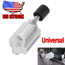 Adjustable Race Clutch Pedal Petal Stopper Plate Bracket Crank Universal Cars US