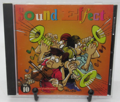 SOUND EFFECTS: VOL. 10 - SOUNDS OF INSTRUMENTS MUSIC CD, 50 TRACKS, ECLIPSE