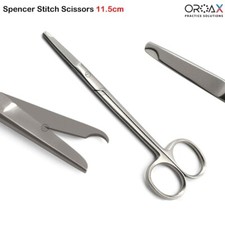 Spencer Tijeras de sutura dental, herramienta quirúrgica de corte y sutura