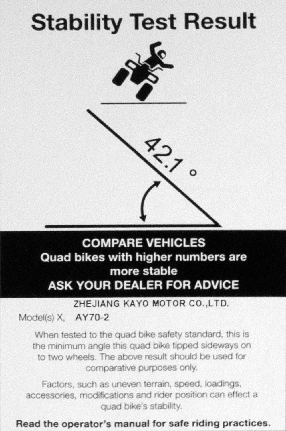 Kayo 72cc Outdoor Off Road Trail Kids Junior ATV Quad Bike eBay