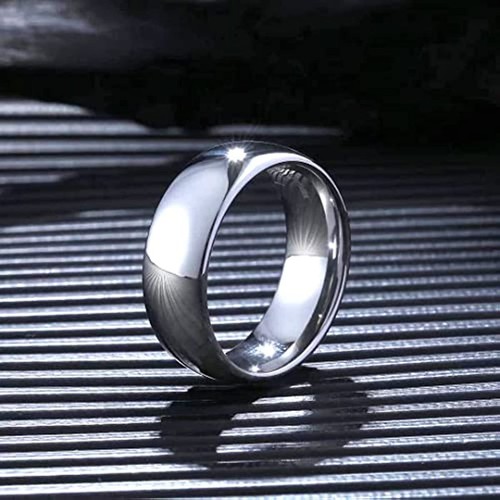 Tungsten Men Women Wedding Engagement Ring Promise Band Couple Lover for Her His - Picture 13 of 22