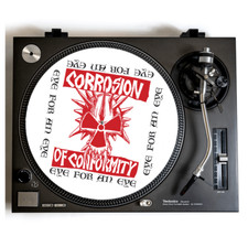 CORROSION OF CONFORMITY Turntable Slipmat for Vinyl Records 12" DJ Slip Mat punk