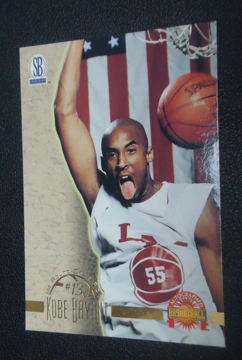 NBA　kobe　Bryant　トレーディングカード Kobe Bryant 1996 SCORE BOARD 1ST ROUND DRAFT PICK Card #15 LAKERS