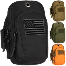 Tactical Running Cell Phone Armband Case Holster Medical Pack Tool Pocket Purse