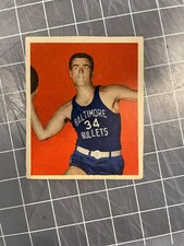 1948 BOWMAN #67 LEO MOGUS BALTIMORE BULLETS BASKETBALL CARD VG/EX NICE