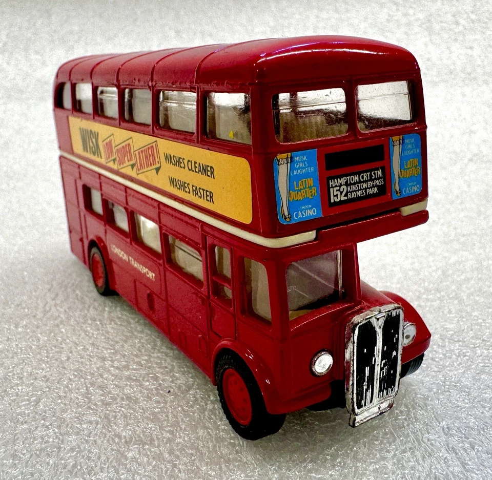 London Transport, Wisk, Die Cast Double Decker Bus - Image 3 of 4