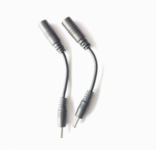2X DC Power Converter 4.0 x 1.35mm Male to 5.5 x 2.1mm Female Adapter Connector