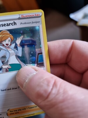 PokeShining Fates small swirlProfessors Research 060/072 (Cosmic Holo)