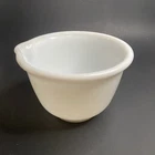Vintage Hamilton Beach Small Mixing Bowl w/ Spout White Milk Glass Racine, WI