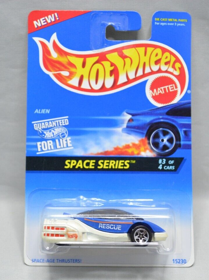 Vintage Hot Wheels Space Series ALIEN #390 Mattel 3/4 Space-Age