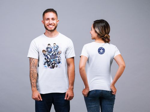 NHL Toronto Maple Leafs Captain's Tribute Printed 100% Cotton T shirt New NWOT - 第 3/5 張圖片