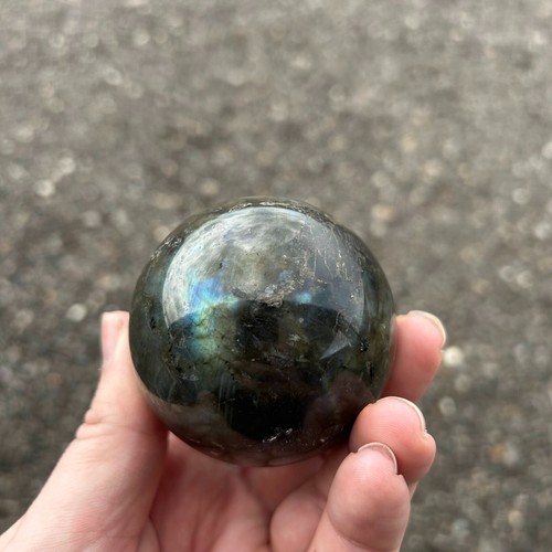 Labradorite Crystal Sphere Blue Gold Crystal Ball Natural Spiritual Healing 70mm - Picture 5 of 6