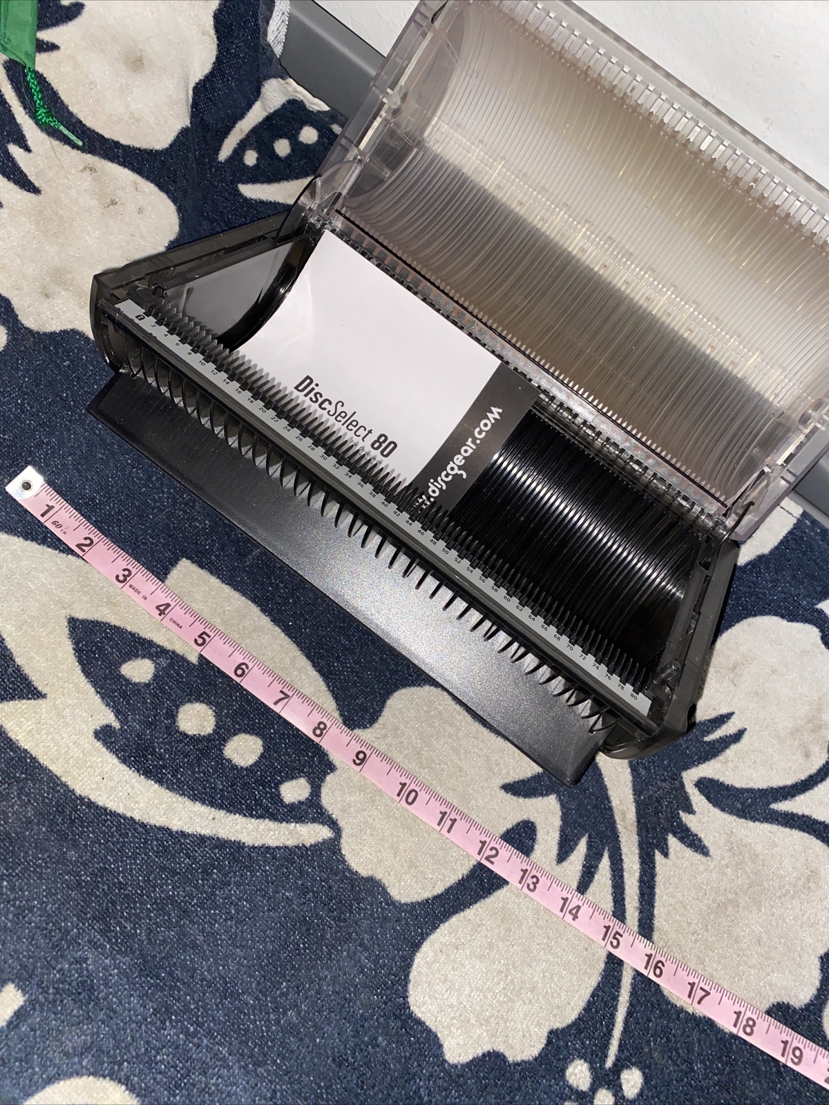 Vintage DiscGear DiscSelect 80 CD Holder with Title Sheet eBay