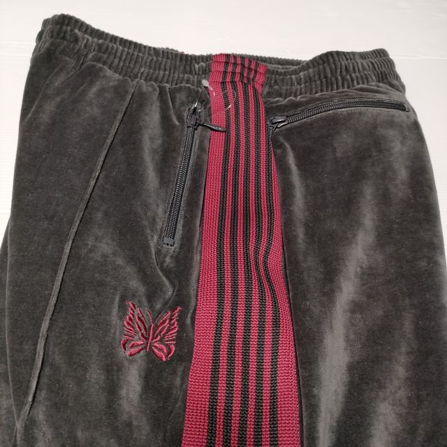 Needles Narrow Track Pant C/PE Velour MR293 Charcoal gray 41005T∞ eBay