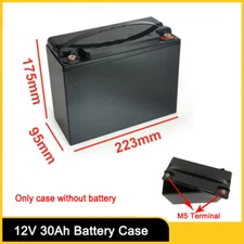12V 30Ah Battery Case Box LiFePO4 Li-ion DIY for Solar System Energy Storage ups