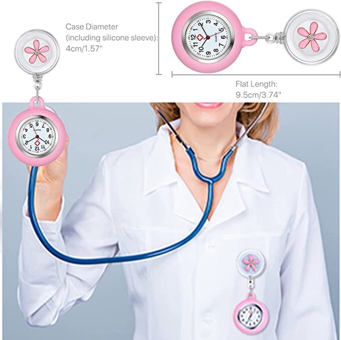 3Pcs Orologio Per Inferieri In Silicone Con Spilla, Orologio - Foto 2